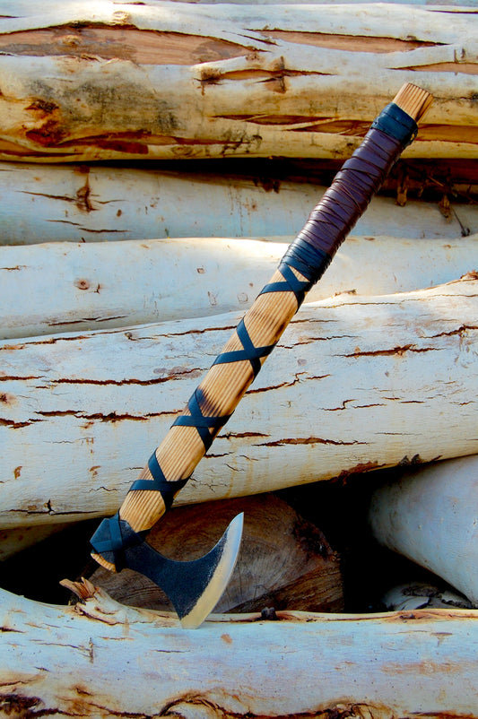 Ragnar Lothbrok Bearded Viking Axe