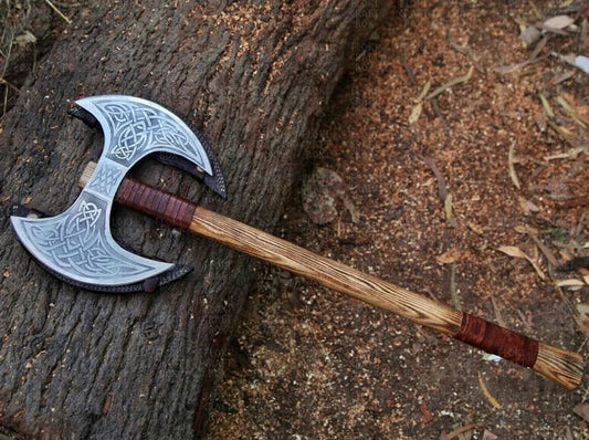 Storm Double Headed Axe Wrapped Handle