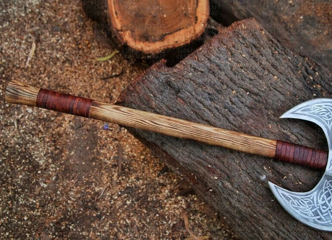 Storm Double Headed Axe Wrapped Handle