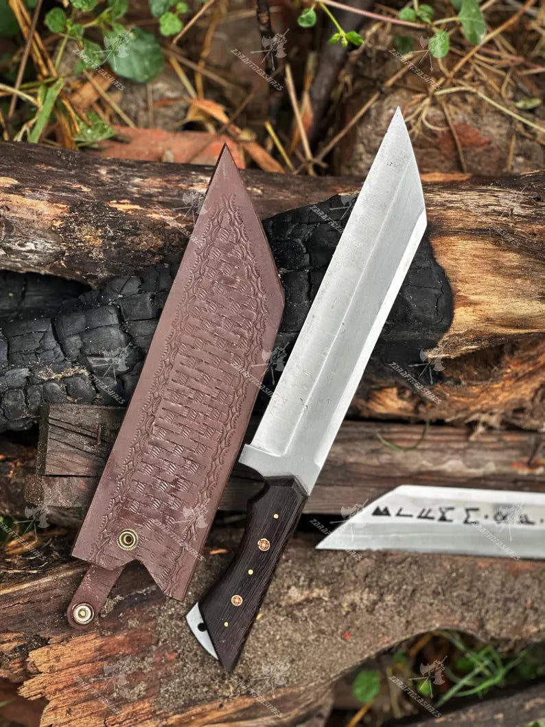 Viking Seax Knife full tang Sharp Hunting Knife for Camping